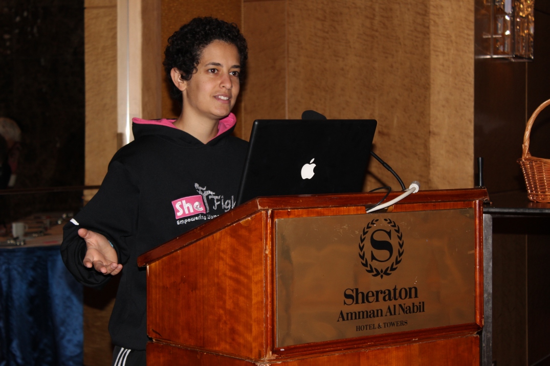 SheFighter was a Guest Speaker at the IWAA ( International Women Association)